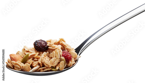 Obraz na płótnie spoonful of granola