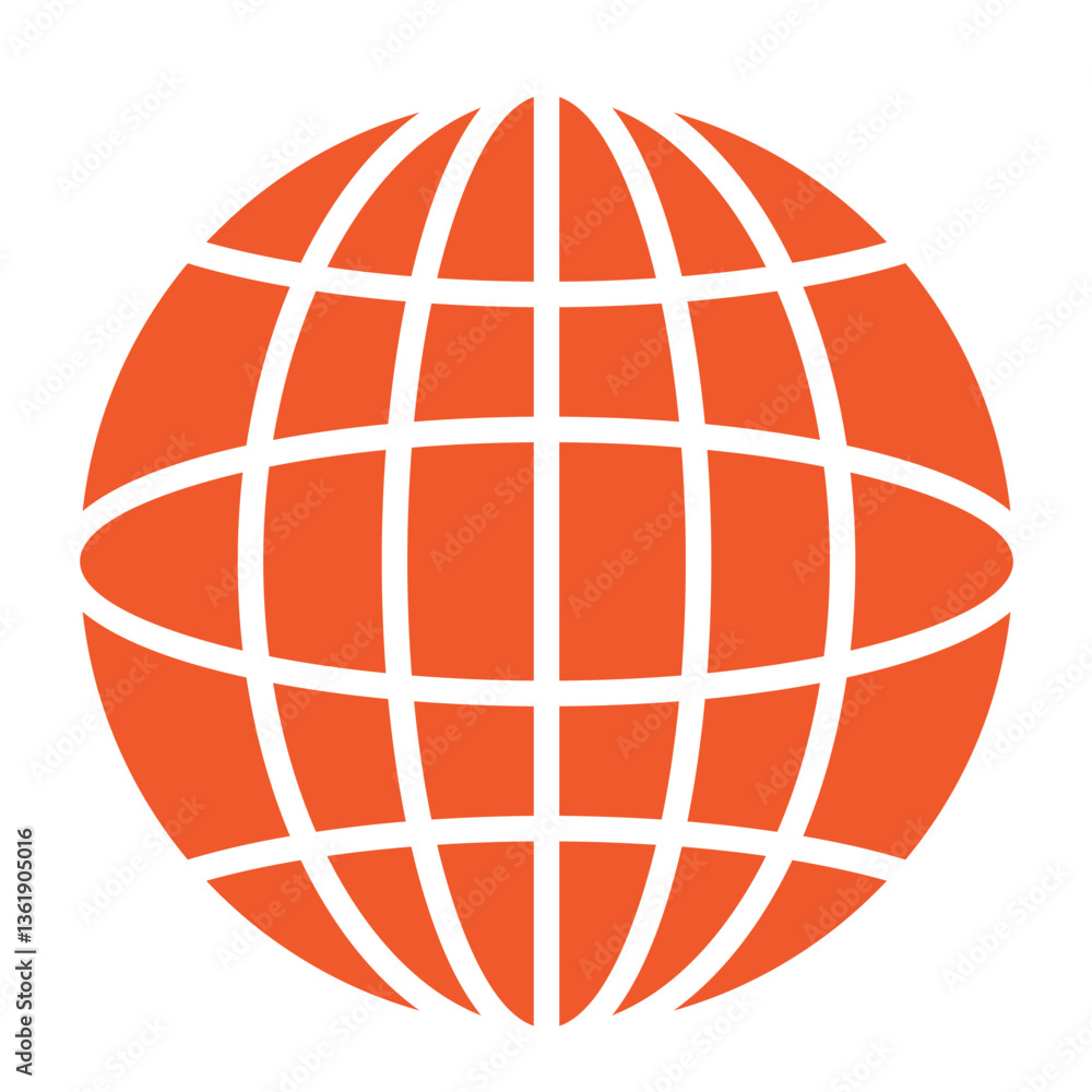 Global Communications Vector Icon Design Illustration