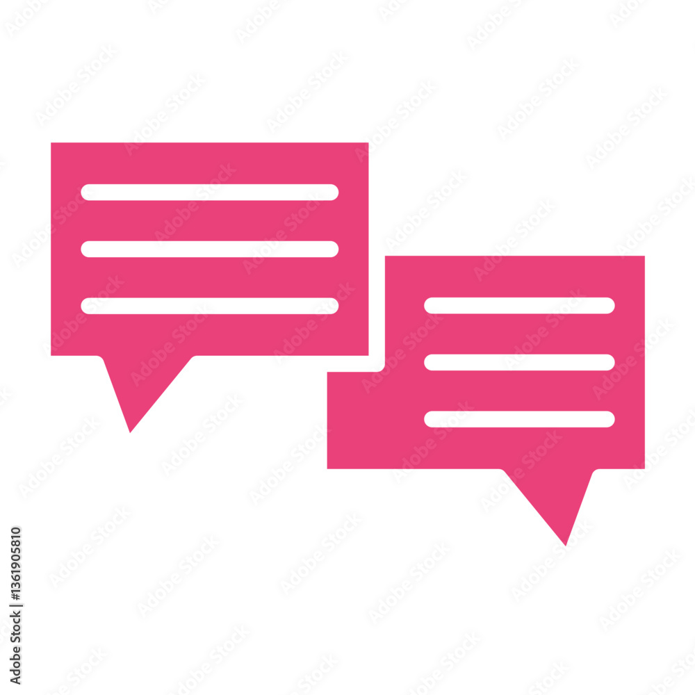 Chat Vector Icon Design Illustration Chat Vector Icon Design Illustration
