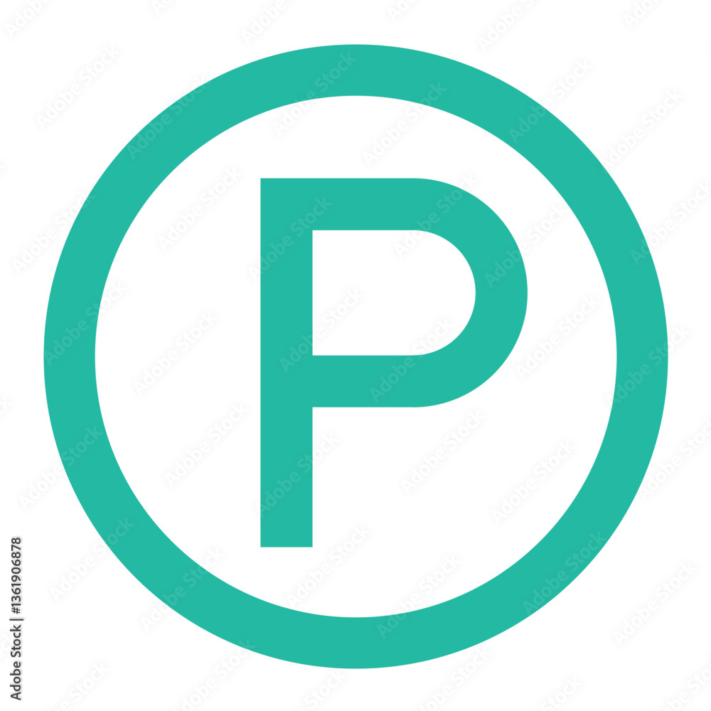 Parking Vector Icon Design Illustration Parking Vector Icon Design Illustration