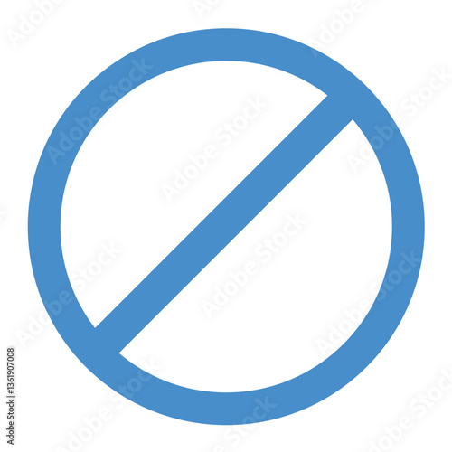 No stopping Vector Icon Design Illustration