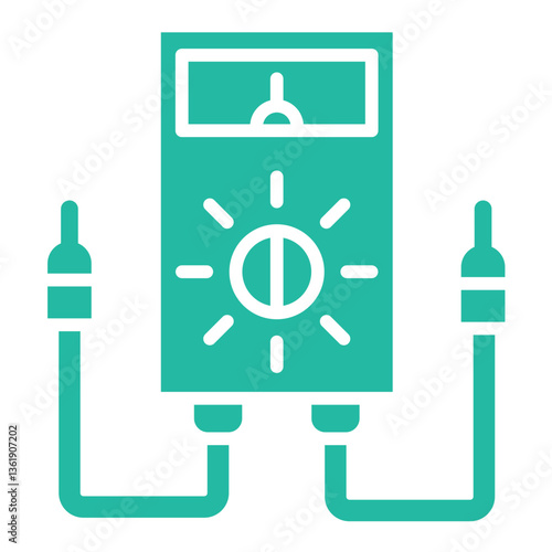 Voltmeter Vector Icon Design Illustration
