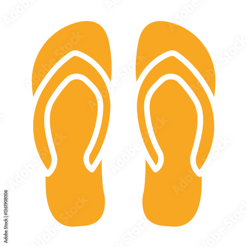 Slipper Vector Icon Design Illustration