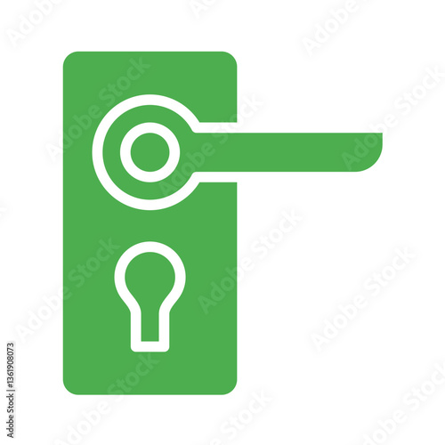 Door handle Vector Icon Design Illustration