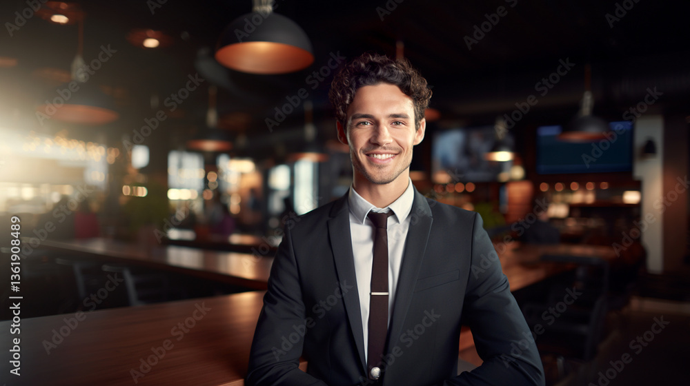 Fototapeta premium portrait of a handsome businessman