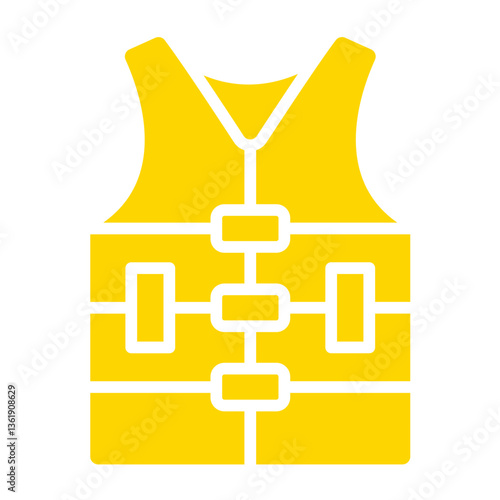 Life jacket Vector Icon Design Illustration