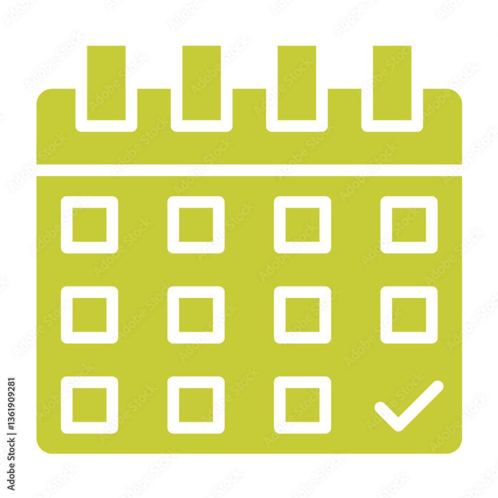 Calendar Vector Icon Design Illustration Calendar Vector Icon Design Illustration