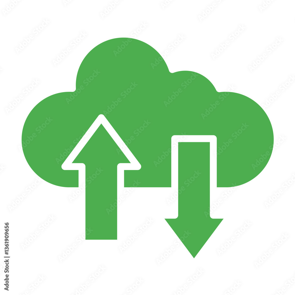 Data transfer Vector Icon Design Illustration Data transfer Vector Icon Design Illustration
