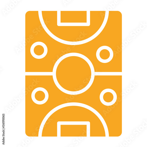 Air hockey Vector Icon Design Illustration