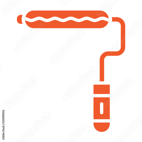 Paint roller Vector Icon Design Illustration
