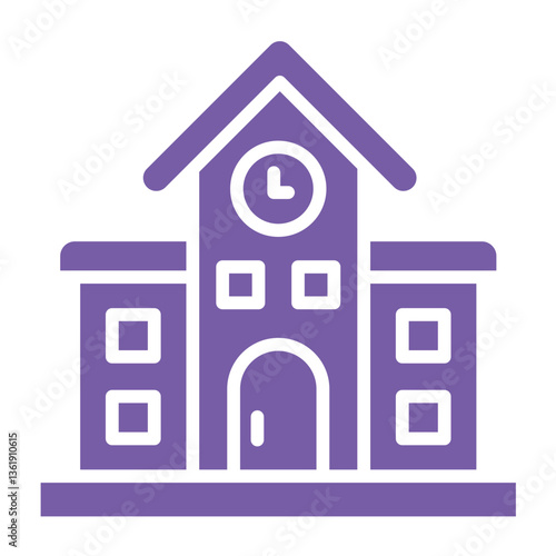 Railway station Vector Icon Design Illustration