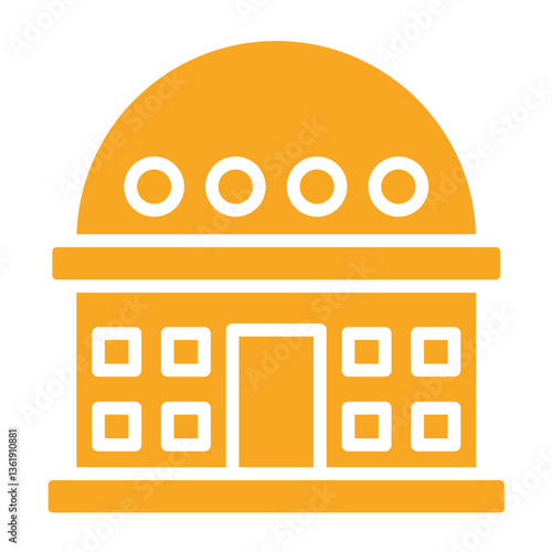 Planetarium Vector Icon Design Illustration