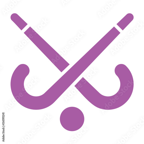 Hockey Vector Icon Design Illustration
