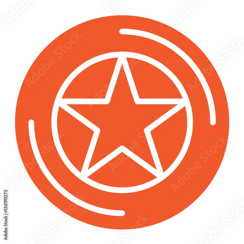 Frisbee Vector Icon Design Illustration