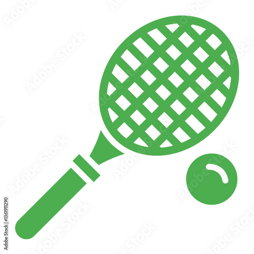 Racket Vector Icon Design Illustration
