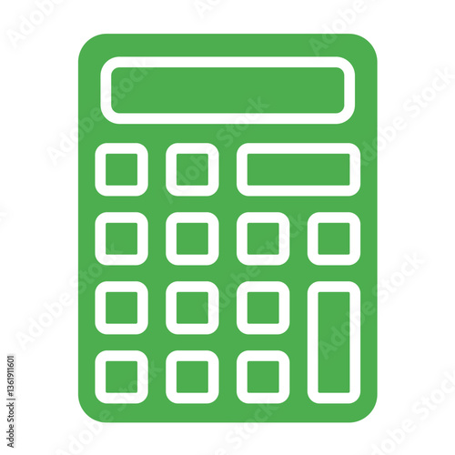 Calculator Vector Icon Design Illustration