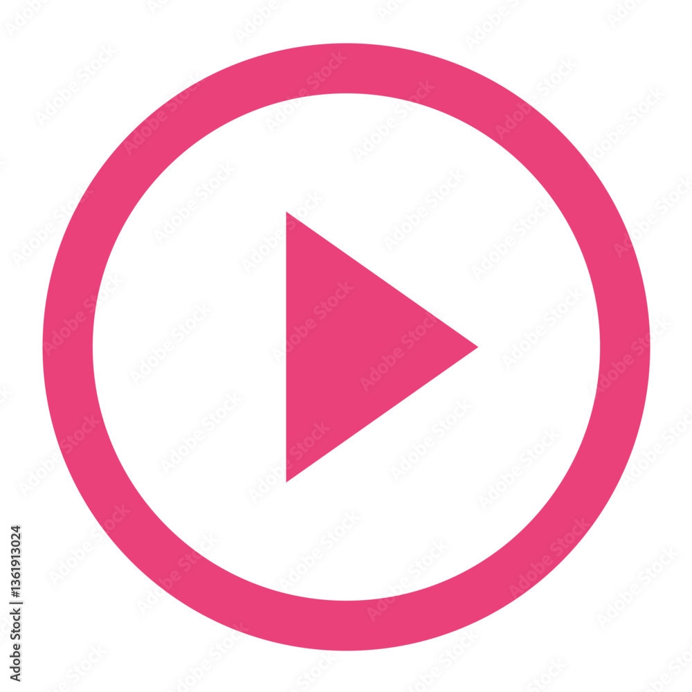 Play button Vector Icon Design Illustration Play button Vector Icon Design Illustration