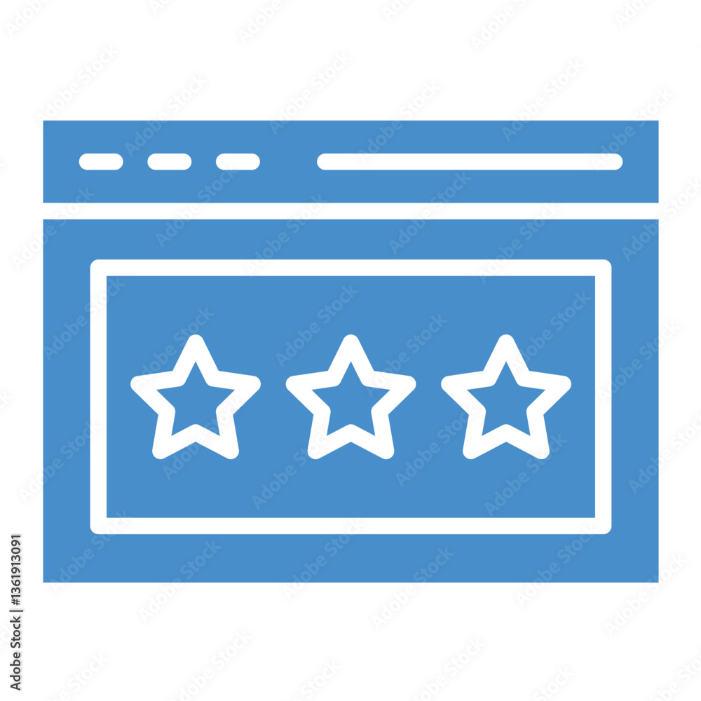 Review Vector Icon Design Illustration Review Vector Icon Design Illustration