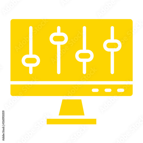 Volume control Vector Icon Design Illustration