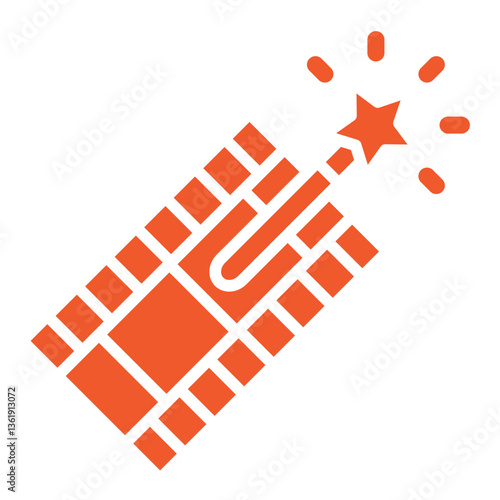 Special effects Vector Icon Design Illustration