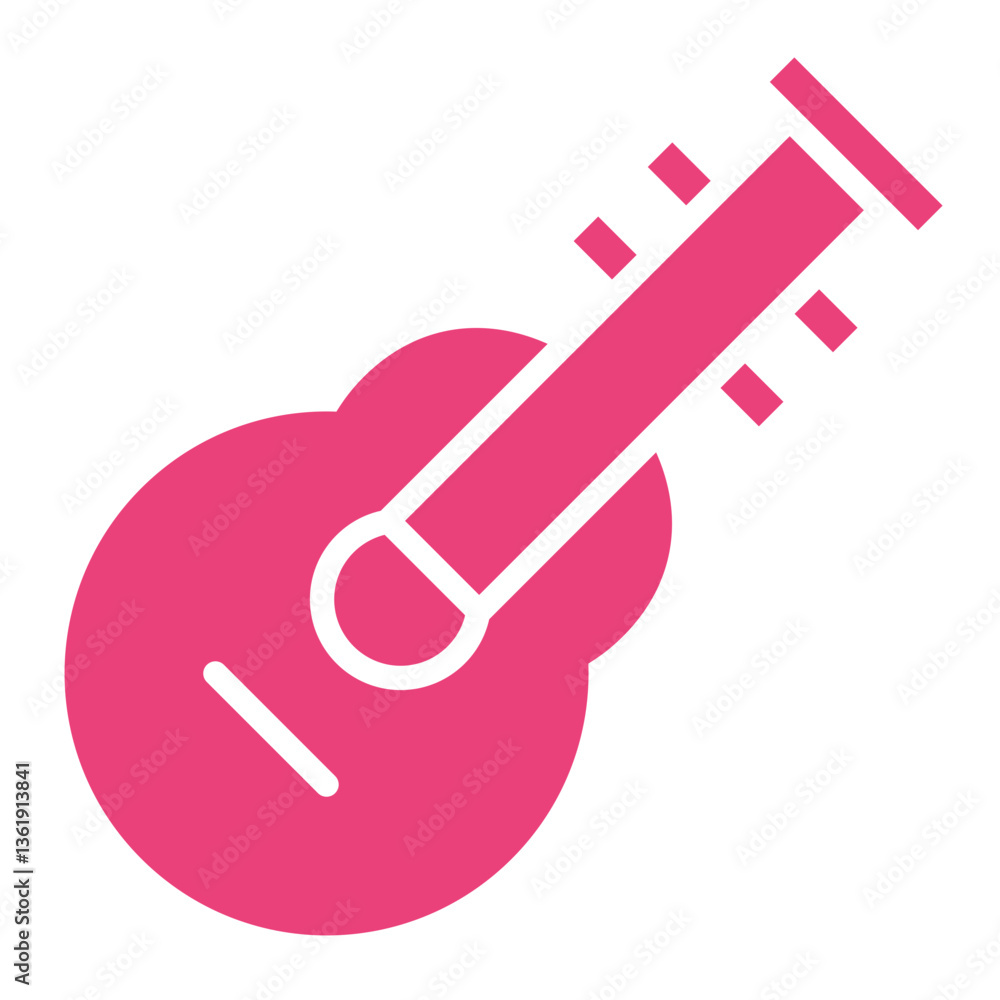 Guitar Vector Icon Design Illustration Guitar Vector Icon Design Illustration