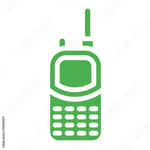 Walkie talkie Vector Icon Design Illustration
