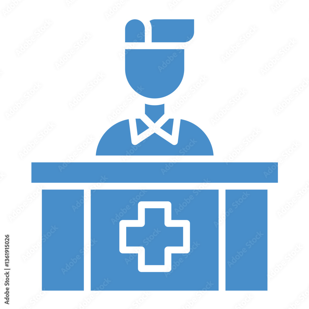 Reception Vector Icon Design Illustration Reception Vector Icon Design Illustration