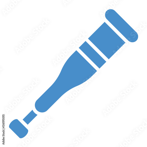 Crutches Vector Icon Design Illustration