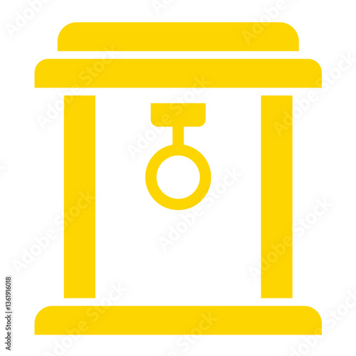Torii Gate Vector Icon Design Illustration