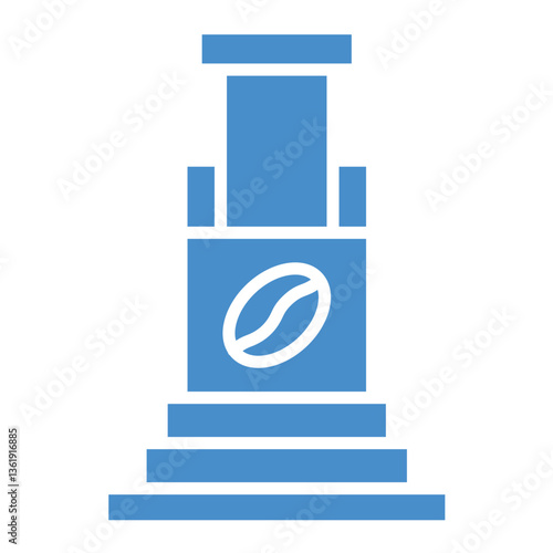 Aeropress Vector Icon Design Illustration