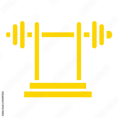 Weightlifting Vector Icon Design Illustration