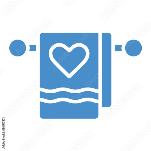 Towel Vector Icon Design Illustration