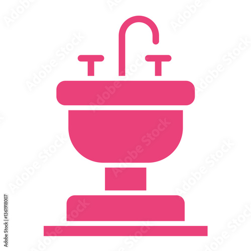 Sink Vector Icon Design Illustration