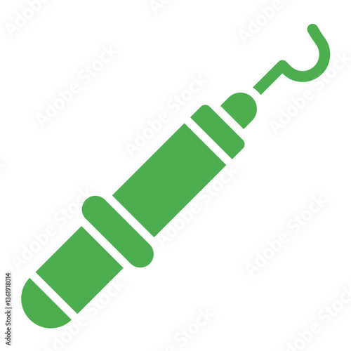 Dental Probe Vector Icon Design Illustration