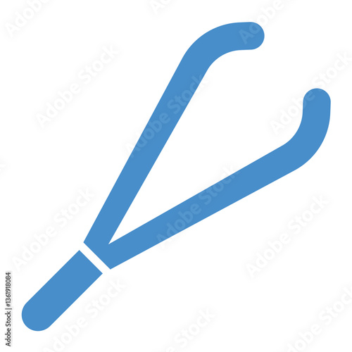 Tweezers Vector Icon Design Illustration