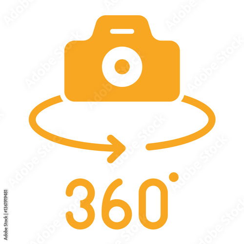 Panorama Vector Icon Design Illustration