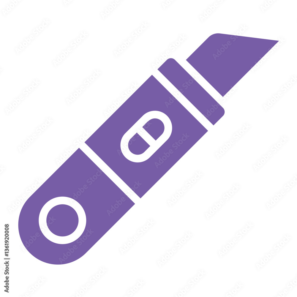 Cutter Vector Icon Design Illustration Cutter Vector Icon Design Illustration