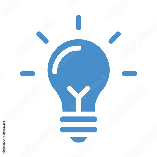Bulb Vector Icon Design Illustration