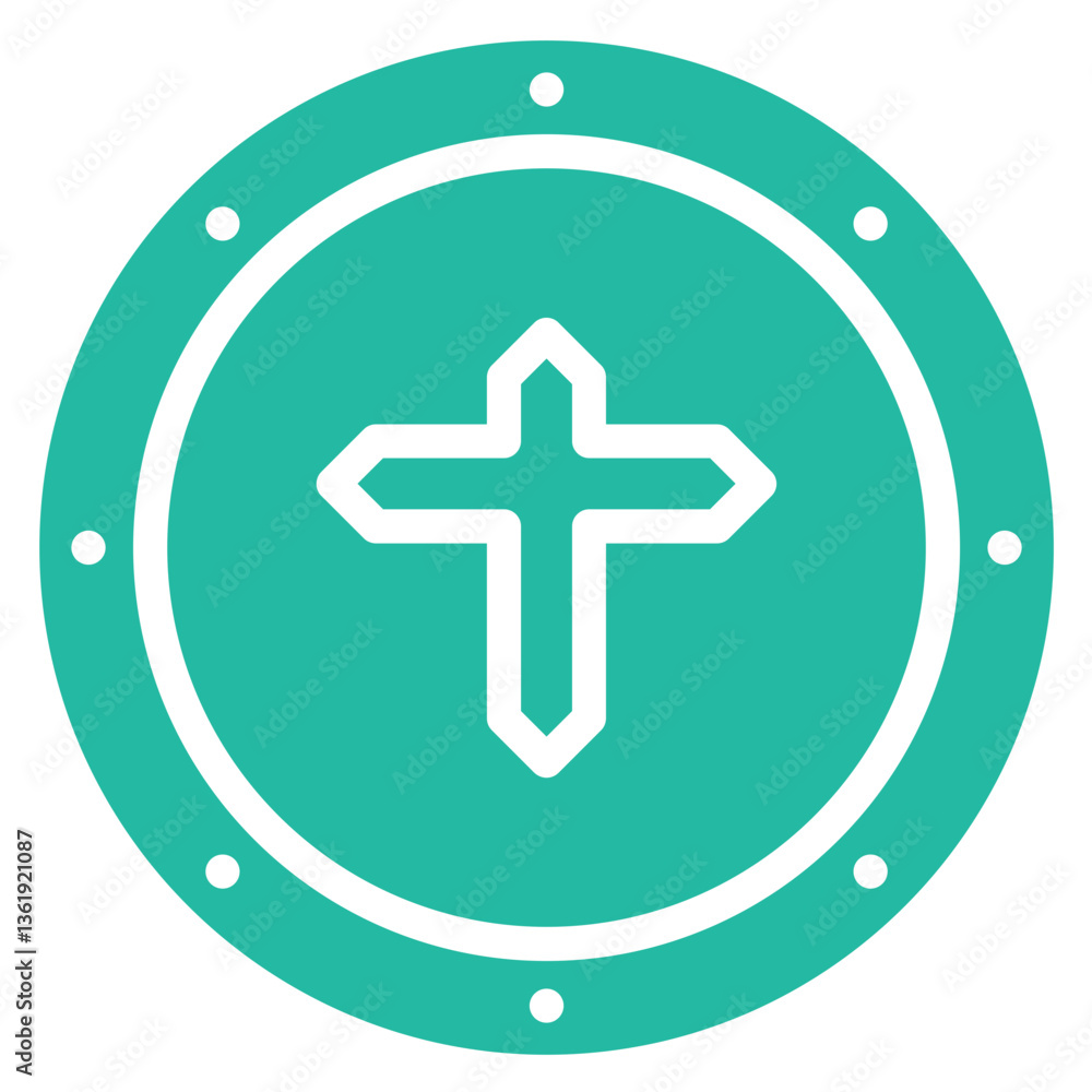 Fototapeta premium Shield Vector Icon Design Illustration