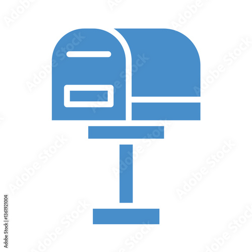 Mail Box Vector Icon Design Illustration