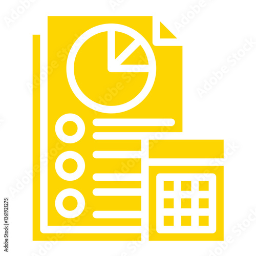 Accounting Vector Icon Design Illustration