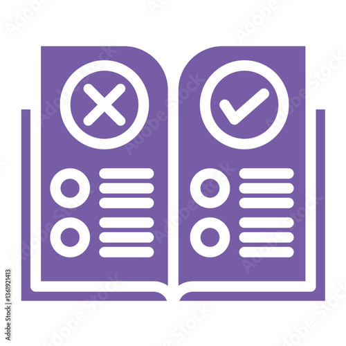 Rules Vector Icon Design Illustration