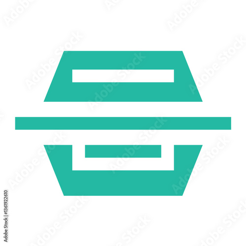 Lunch Vector Icon Design Illustration