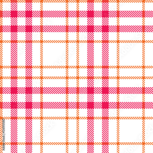 Modern Seamless Tartan in Warm White tones Textile Design Variant 2579