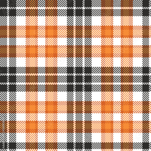 Modern Seamless Tartan in Dark White tones Textile Design Variant 2646