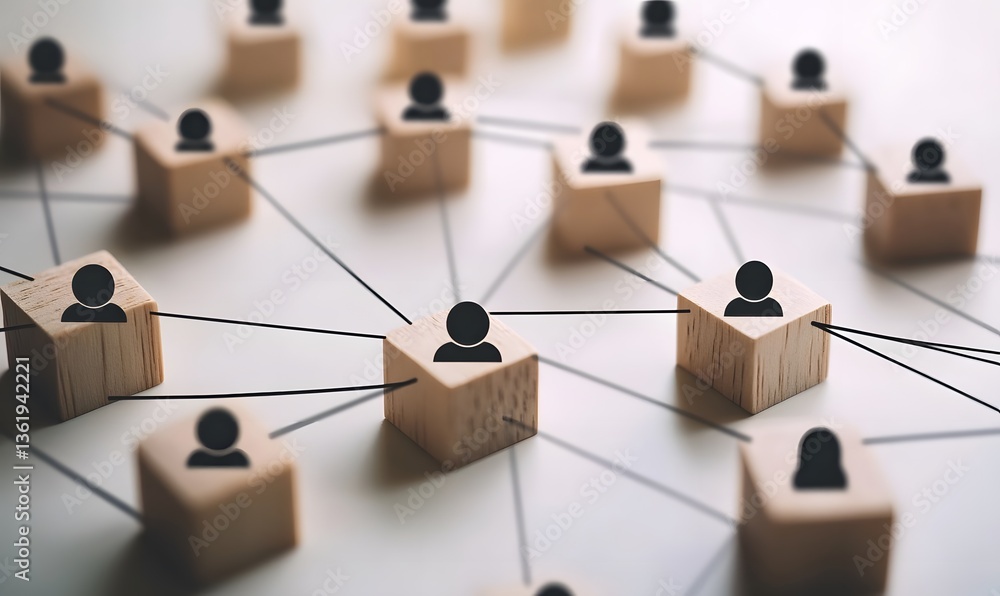symbolizing social network connections and the interplay of human emotions within, Generative AI symbolizing social network connections and the interplay of human emotions within, Generative AI