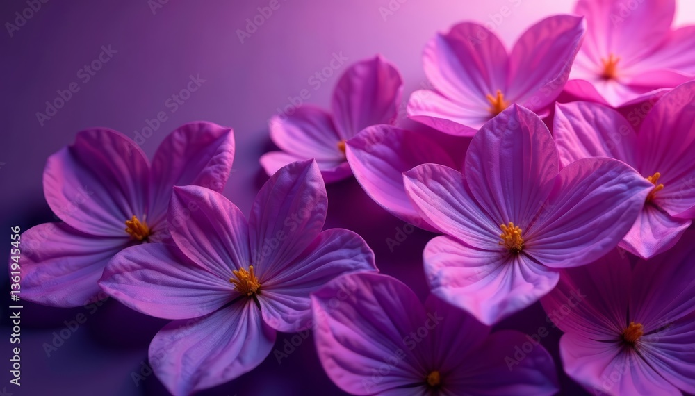 Abstract composition of purple petals on a purple wallpaper setting, abstract, petals Abstract composition of purple petals on a purple wallpaper setting, abstract, petals