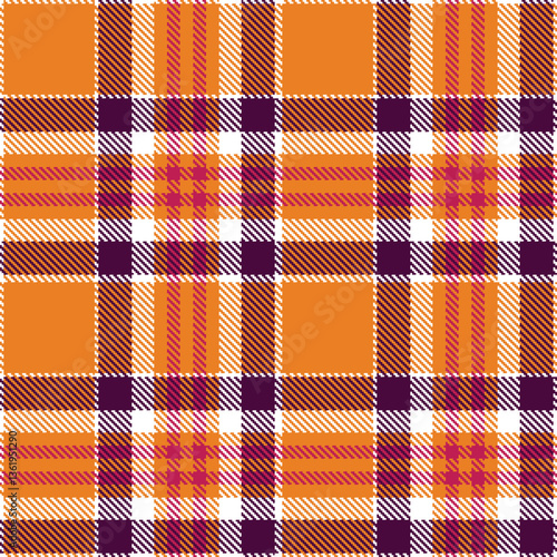 Modern Seamless Tartan in Neon White tones Textile Design Variant 2734