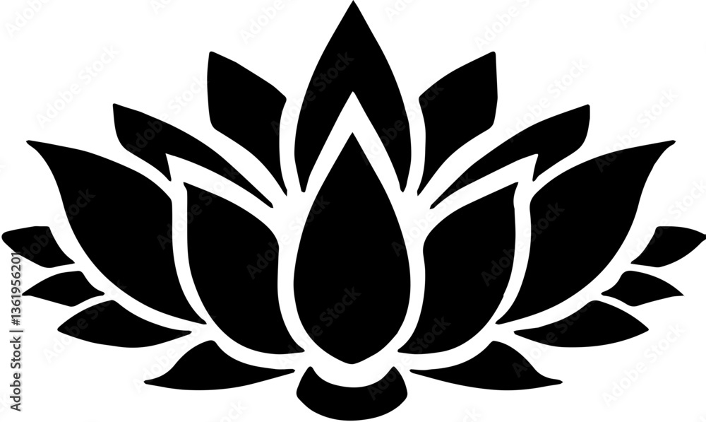 diwali lamp and lotus flower silhouette diwali lamp and lotus flower silhouette