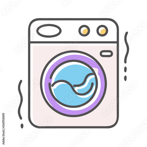 Front-loading washing machine with digital controls
